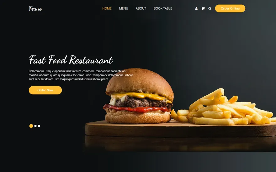 Template de restaurant gratuit, photo de burger et titre en écriture manuscrite